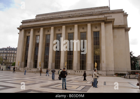 Chaillot Palace, Paris, Frankreich. Stockfoto