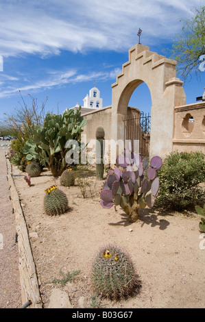 Mission San Xavier del Bac Tucson Arizona USA Stockfoto