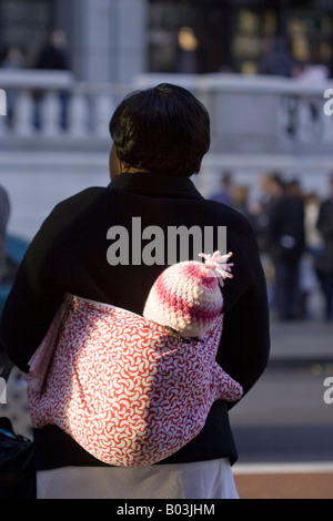 Frau mit Kind. London Stockfoto