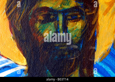 John Corbidge-Art-Künstler alle Heiligen Kirche Kap Aspro Pissouri Bucht Columbia Beach Resort Zypern Reisen Tourismus Stockfoto