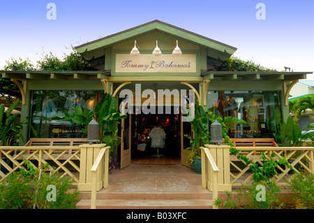 Café-Bar Restaurant Tommy Bahama Boutique in abgelegenen Ecke Naples Florida fl Amerika usa Stockfoto