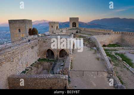 Ruinen der Castillo de Santa Catalina (Burg), Stadt Jaen, Provinz Jaen, Andalusien (Andalusien), Spanien, Europa. Stockfoto