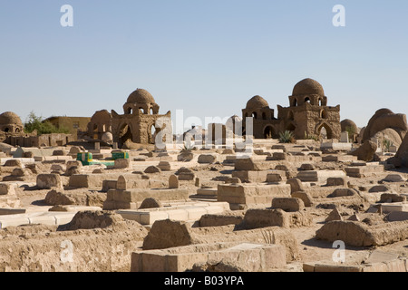 Der Fatimiden Friedhof, Assuan Stadt, Ägypten Stockfoto