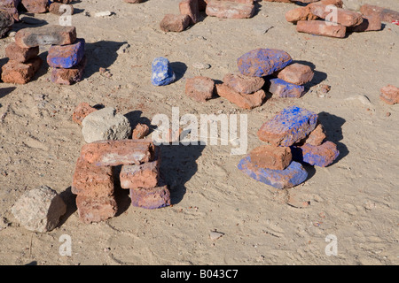 Der Fatimiden Friedhof, Assuan Stadt, Ägypten Stockfoto