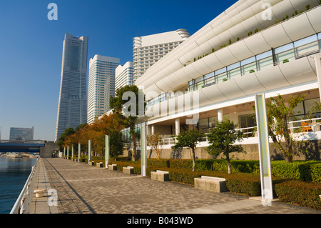 Küste von Honshu, Japan, Yokohama, Minato Mirai 21, Stadt Stockfoto