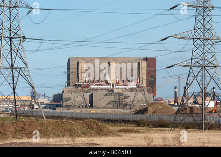 Hartlepool erweiterte gasgekühlte Reaktor Atomkraftwerk in der Nähe von Seaton Carew im Nordosten von England, UK, Europa Stockfoto