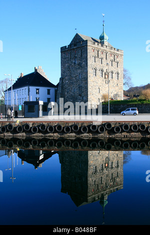 König Haakon die Halle der norwegischen Stadt Bergen ein bedeutendes kulturelles Zentrum in Norwegen, Europa. Stockfoto