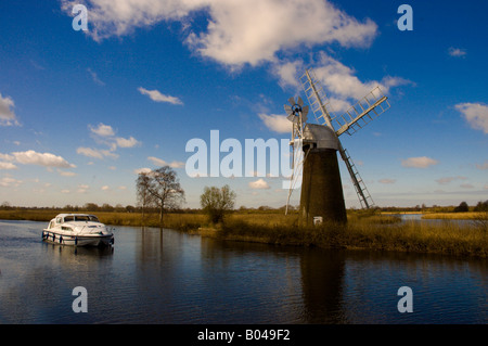 Turf Moor Mühle, wie Hill, Norfolk Broads Stockfoto