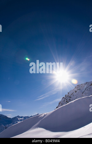 Berge über Passo del Tonale Italien Stockfoto