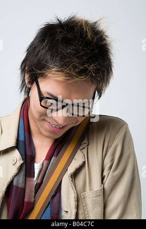 Schüchterne junge Japaner Stockfoto