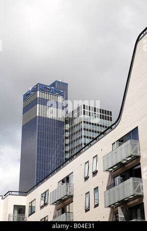 CIS Gebäude mit Wohn-Appartements in Manchester UK Stockfoto