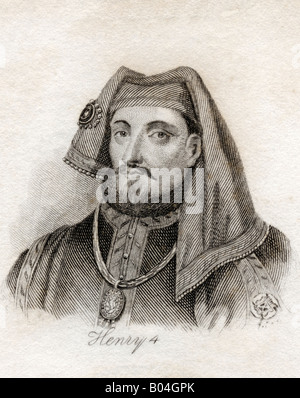 Henry IV, 1367 – 1413, alias Henry Bolingbroke. König von England und Herr von Irland Stockfoto