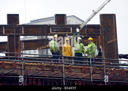 Bild zeigt den Gottvater eines neuen Hotels in Süd-London Waterloo Stockfoto