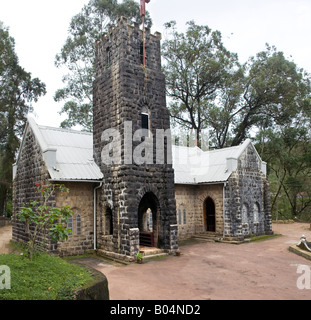 Christ Church aus Stein gebaut, von den Briten ist eines der schönsten kleinen Edwardian Kirchen in Indien. Munnar Idduki Kerala Indien Stockfoto