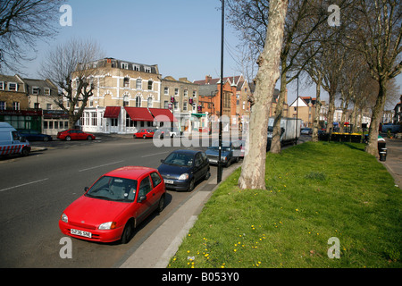 Lauriston Road in South Hackney, London Stockfoto