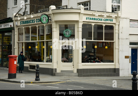 Starbucks Coffee-Shop, Kings Road Stockfoto