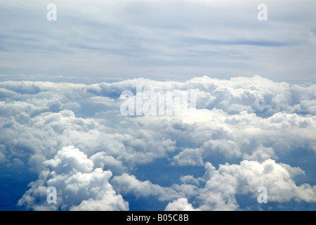 Blick vom Flugzeug, Spanien, Balearen, Mallorca Stockfoto