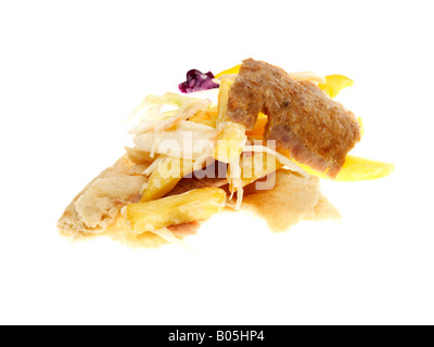 Übrig gebliebene Döner Stockfoto