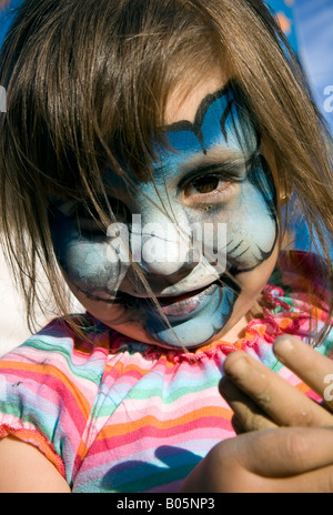 Kinder im 2007 Montreal International Jazz Festival. Stockfoto