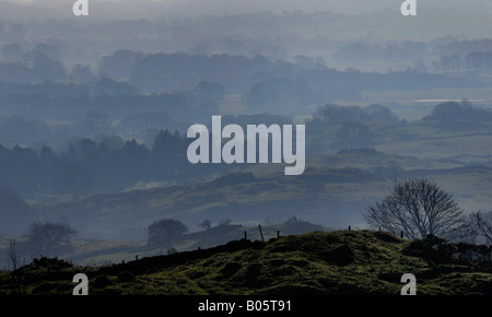 Blick über die Lyth Tal, Cumbria. Stockfoto