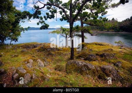 Helliwell Provinzpark auf Hornby Island Stockfoto