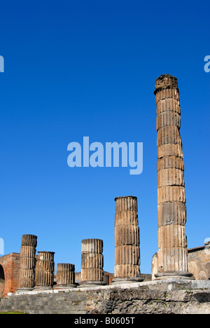 Tempel des Jupiter, Pompeji (Italien) Stockfoto