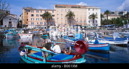 Ajaccio Hafen, Corse-du-Sud, Korsika, Frankreich. Stockfoto