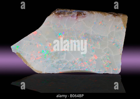 Opal Vielzahl wertvoller Coober Pedy South Australia Stockfoto