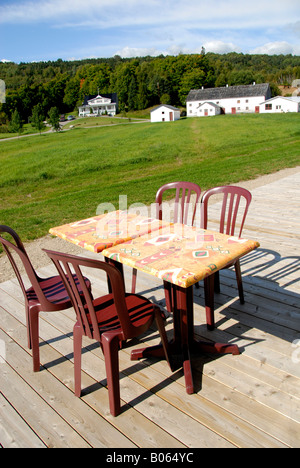 Kanada, Quebec, Charlevoix Region. Economuseum, Laiterie Charlevoix. Property-Release. Stockfoto