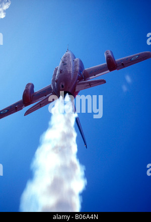 RAF MÜCKE TRAINER AS VERWENDET DURCH DIE BERÜHMTE ROTE PFEILE KUNSTFLUGSTAFFEL Stockfoto