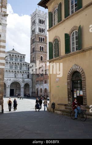 Der Duomo San Martino Lucca Toskana Italien Stockfoto
