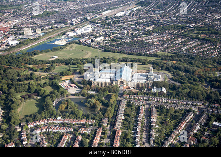 Luftbild südöstlich von Alexandra Palace Park Lake Reservoir s Gehäuse Wood Green und Hornsey London N22 N8 England UK Stockfoto