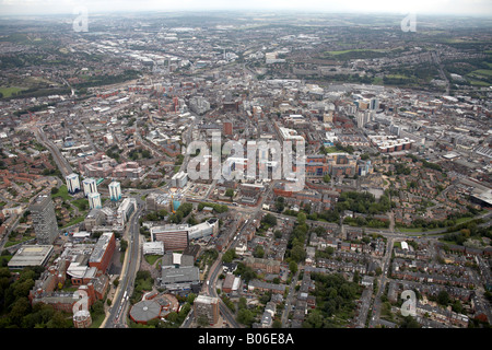 Luftbild Norden östlich der Sheffield University Brook Hill und City Centre S10 S1 South Yorkshire Stockfoto