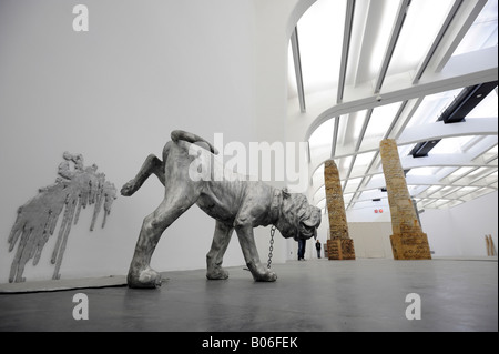 Haus von Orakeln: eine Huang Yongping Retrospektive im UCCA in 798, Peking, China. 23. April 2008 Stockfoto