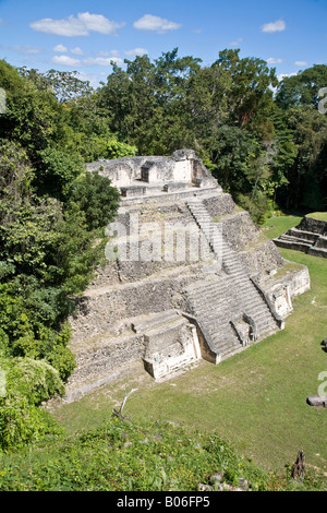 Belize, Caracol Ruinen, Plaza A Temole Stockfoto