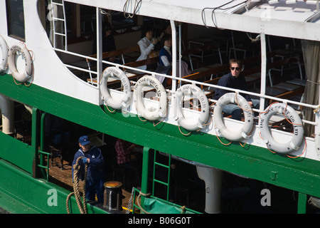 China, Hong Kong, Hong Kong Island, Central, Star Ferry Terminal, Star ferry Stockfoto