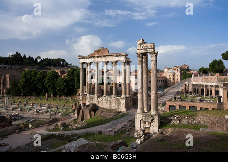 Das Forum Romanum, Rom, Italien Stockfoto