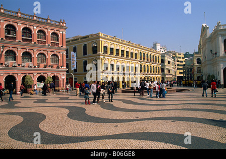 China, Macau, Senatsplatz Stockfoto