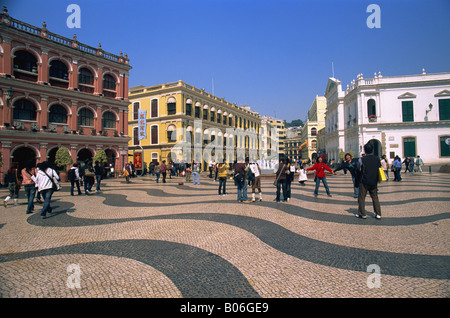 China, Macau, Senatsplatz Stockfoto