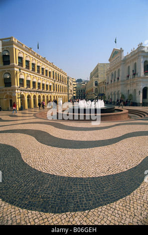 China, Macau, Senatsplatz Stockfoto