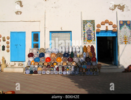 Tunesien Djerba Kallala Keramik Stockfoto