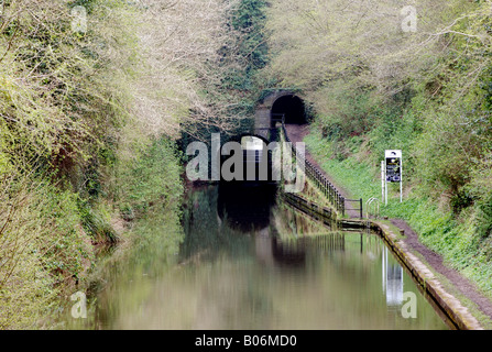 Shrewley Tunnel, Grand Union Canal, Warwickshire, England, Vereinigtes Königreich Stockfoto