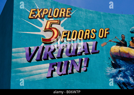 Disney Quest Virtual Reality und interaktive Theme Park Gebäude in Downtown Disney Marketplace in Orlando Florida USA Stockfoto