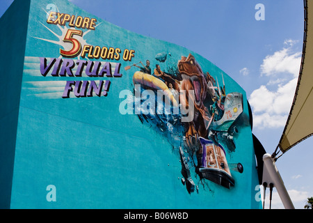 Disney Quest Virtual Reality und interaktive Theme Park Gebäude in Downtown Disney Marketplace in Orlando Florida USA Stockfoto