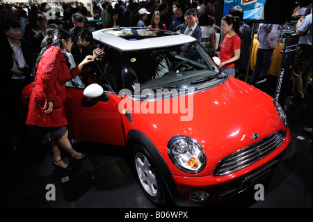 Mini Cooper auf der Auto China 2008 in Peking. 24. April 2008 Stockfoto