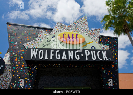 Wolfgang Puck Cafe im Zentrum von Disney in Orlando Florida USAS U S Fl Amerika Amerikaner Stockfoto