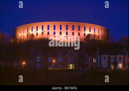 McCaig s Tower in Oban, gebaut von dem philanthropischen Bankier John McCaig Stockfoto