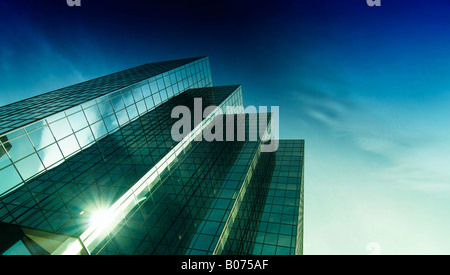 Moderne High Rise Office Tower Stockfoto