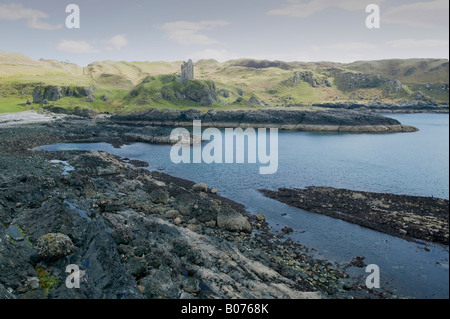 Gylen Castle am unteren Gylen auf der Insel Kerrera ab Oban Scotland UK Stockfoto