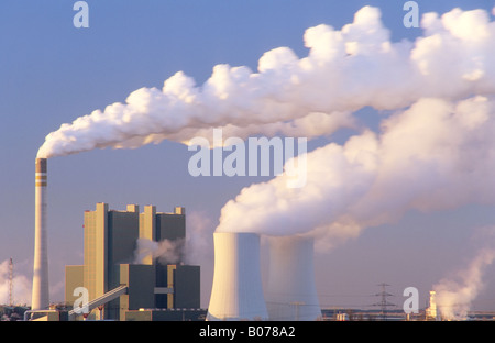 Kraftwerk, Buna-Schkopau, Deutschland, Sachsen-Anhalt, BR Deutschland Stockfoto